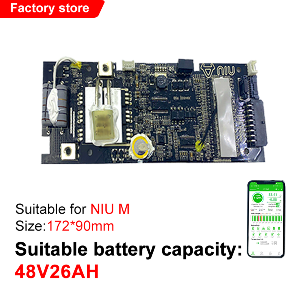 17S Original Smart BMS For NIU Nqi Sport Uqi M1 Replacement Battery BMS