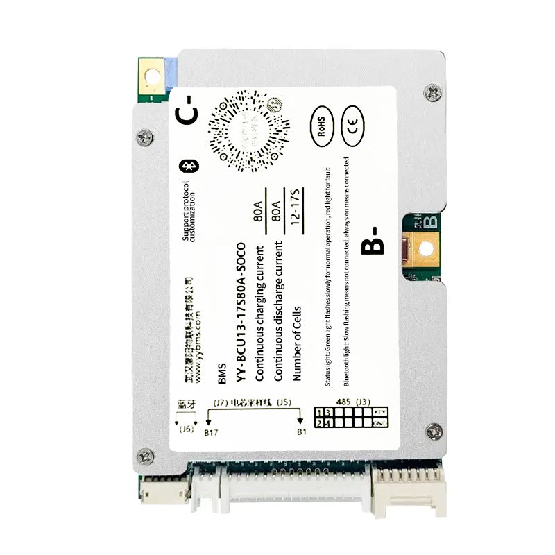 Soco Smart BMS BT 17S 80A Lifepo4 60V 50AH Battery Pack for SOCO TC TS